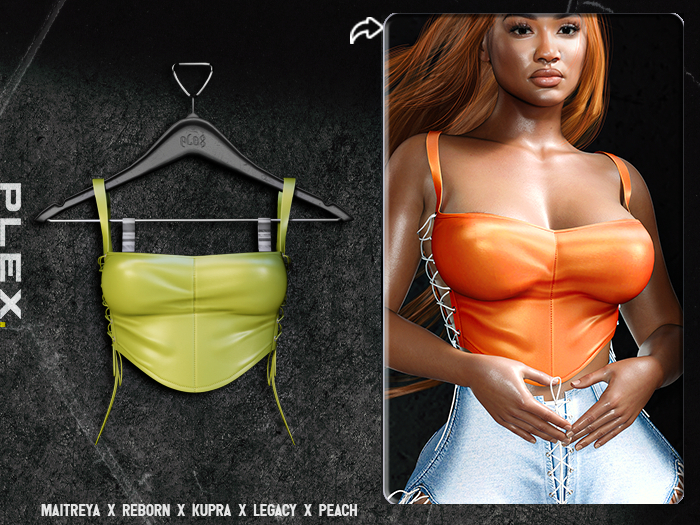 PLX. "Nevada" Top // Green // (B)