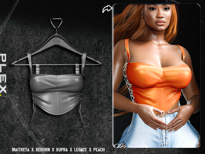 PLX. "Nevada" Top // Grey //