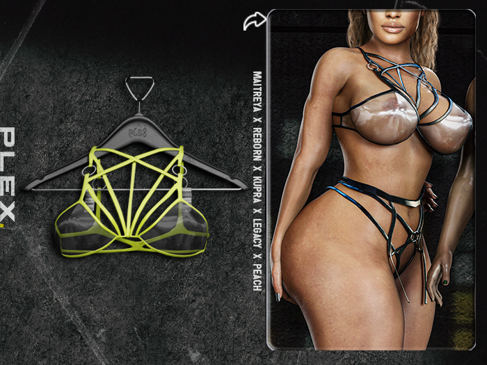 PLX. "Odette" Bra // Chartreuse // (B)
