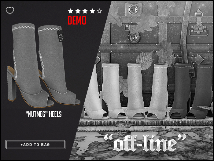 "Off-Line" x "Nutmeg" Heels / Demo