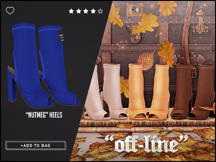 "Off-Line" x "Nutmeg" Heels / Royal