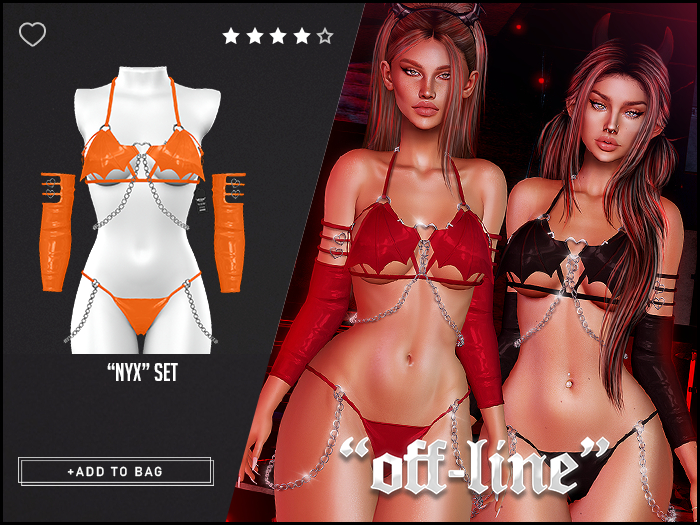 "Off-Line" x "Nyx" Set / Tangerine