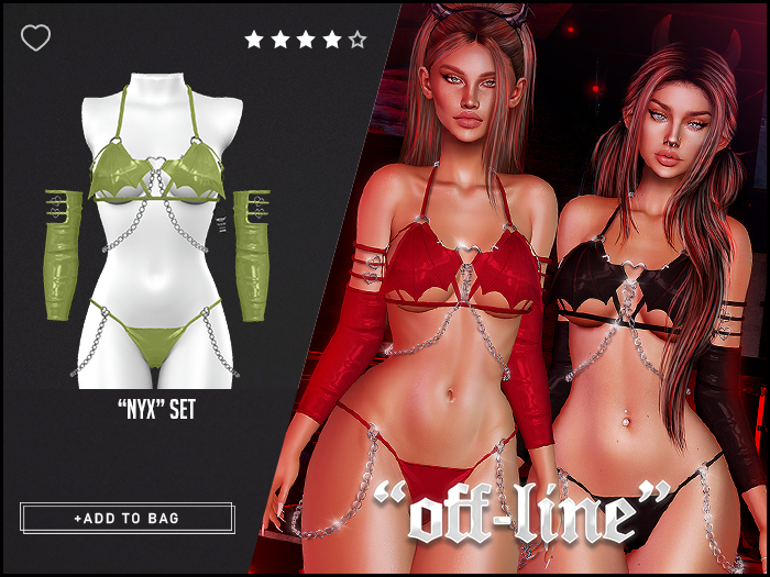 "Off-Line" x "Nyx" Set / Pistachio