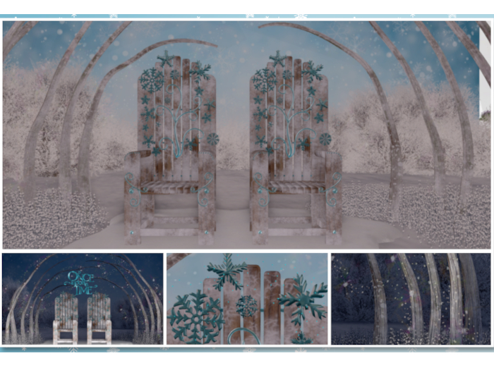 Snowflake Fantasy Throne Set  