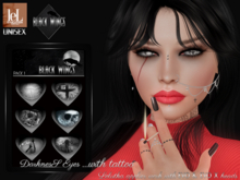 BLACK WINGS-DARKNESS EYES-PACK1-6 COLORS HUD