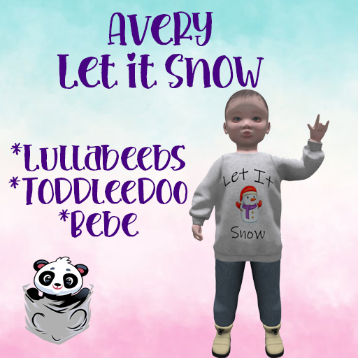 Panda Pocket  Sweatshirt Outfit Let it Snow