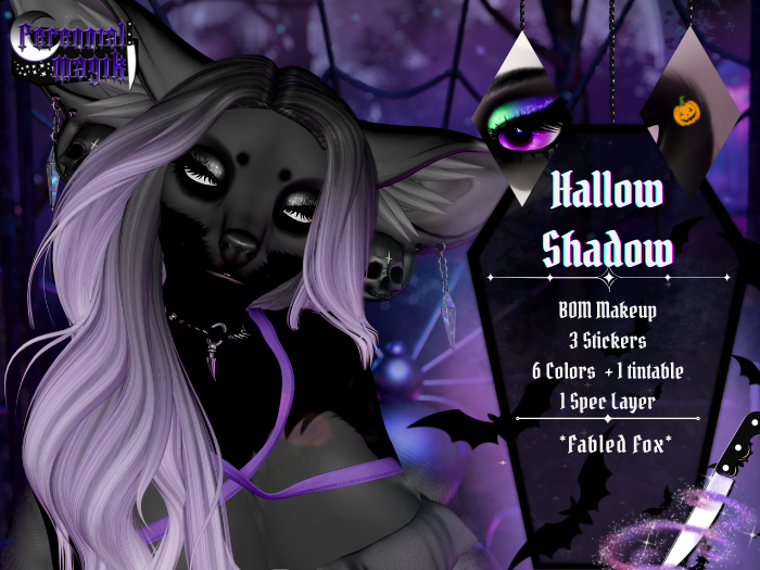 ::PM:: Hallow Shadow //  Fabled Fox // BOM Makeup