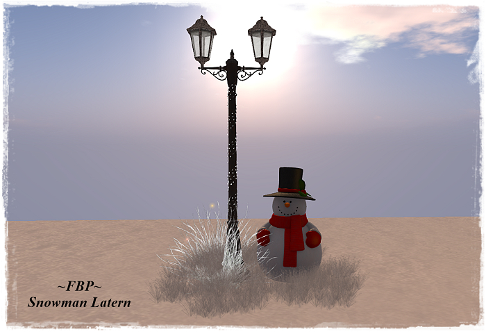 ~FBP~ Snowman Latern