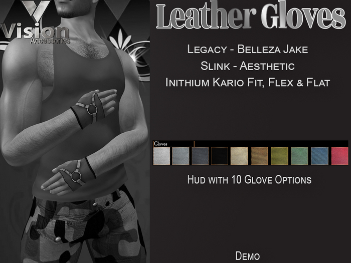 Vision Leather Gloves Demo