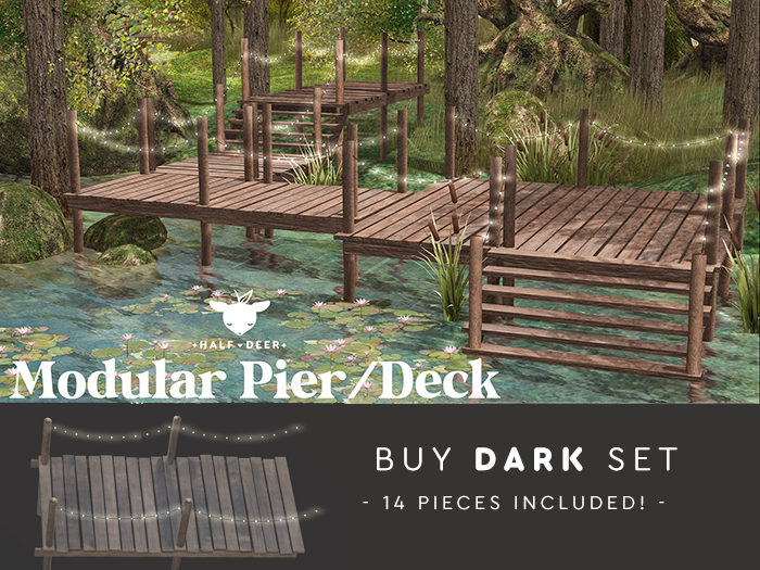 +Half-Deer+ Modular Pier / Deck [Dark]