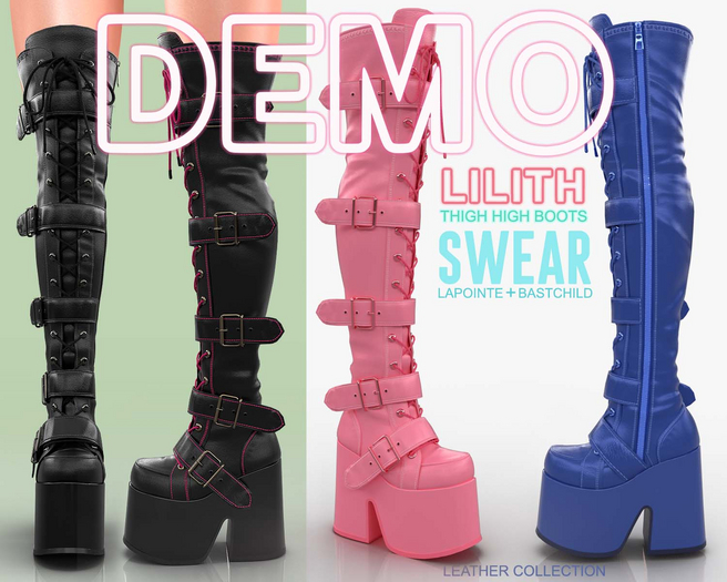 Leather Boots Lilith DEMO