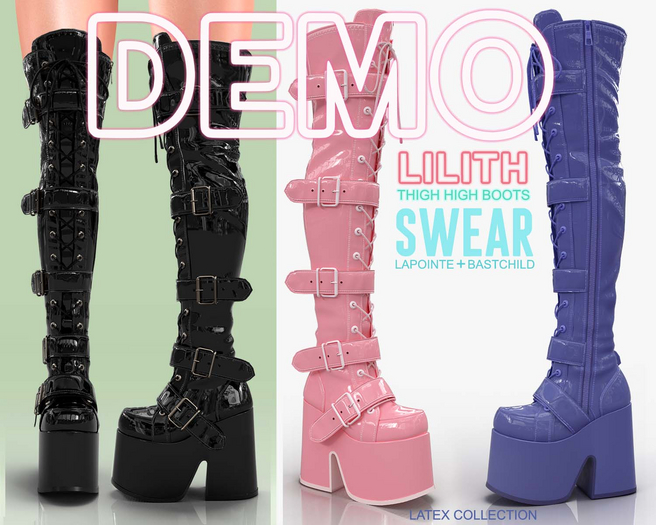 Latex Boots Lilith DEMO