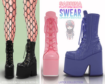 Platform Boots Sabrina LATEX