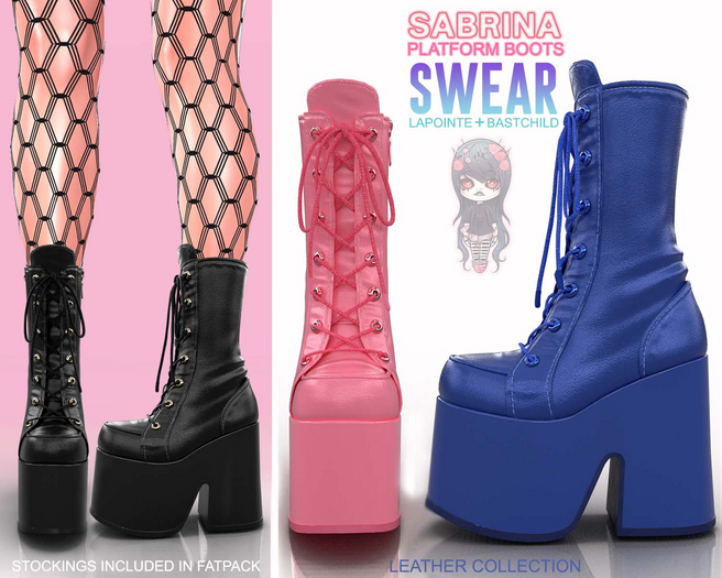 Platform Boots Sabrina LEATHER