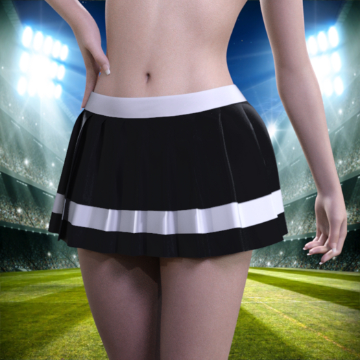 Black Sports Skirt Freya