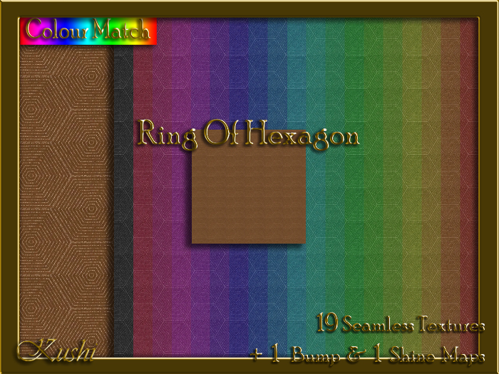 Ring Of Hexagon Seamless Texture Pack