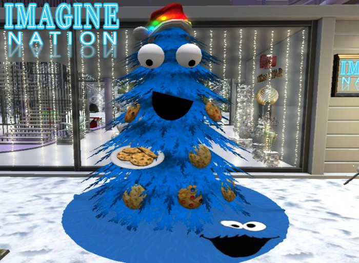 Imagine Cookie Monster Tree wResize