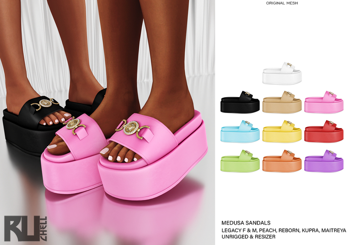 Ruchell: Medusa Sandals 'Fatpack'