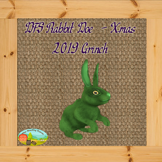 DFS Rabbit Doe  - Xmas 2019 (Grinch)