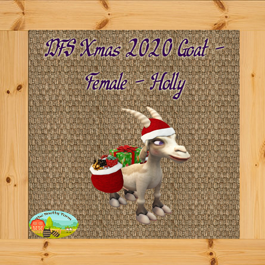 DFS Xmas 2020 Goat - Female - Holly