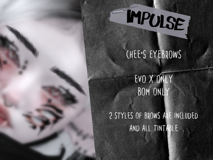 IMPULSE. Chee's eyebrows