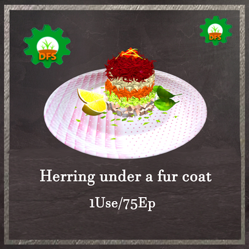 DFS Herring under a fur coat Textur