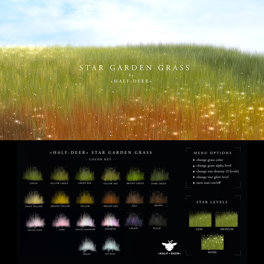 +Half-Deer+ Star Garden Grass [20 Colors]