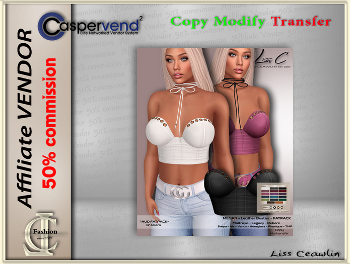 LC Affiliate Vendor  - Megan Bustier [1 vendor]