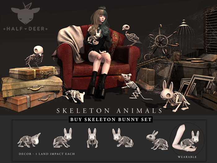+Half-Deer+ Skeleton Bunny [Set]