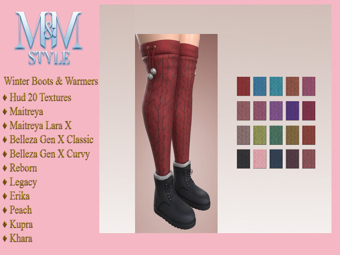 M&M STYLE-Winter Boots & Warmers-NOV23