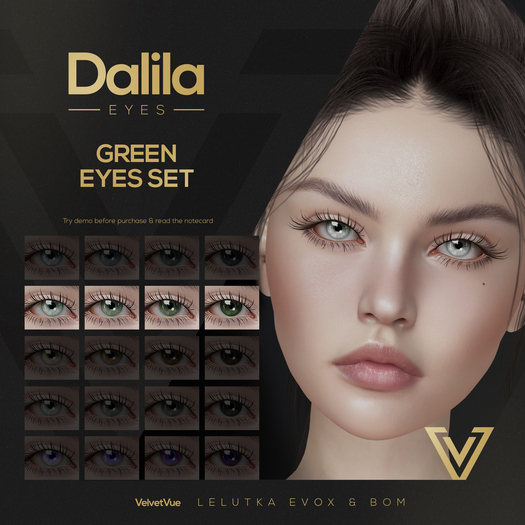 [ VelvetVue ] Dalila :: Green eyes set