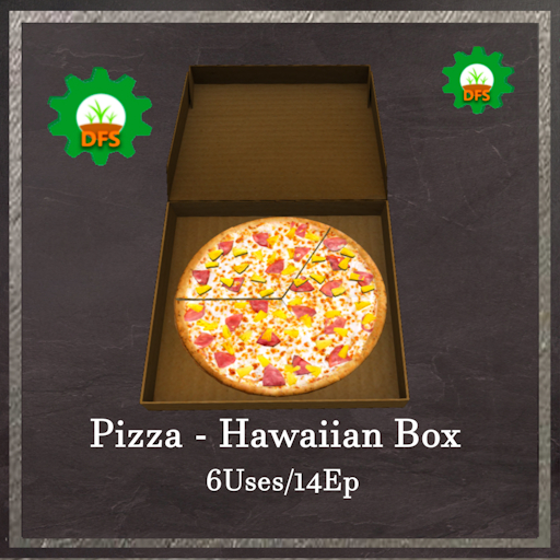 DFS Pizza - Hawaiian Box Textur