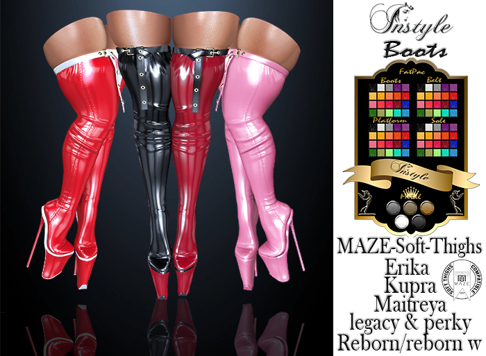 InStyle .::Shoes ::. HUD FatPack  color