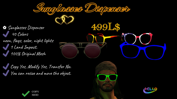 Sunglasses Dispenser 2023