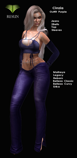 Res_Cinzia Outfit Purple