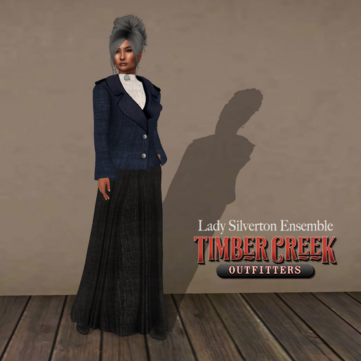 [Timber Creek] Lady Silverton Ensemble-Blue