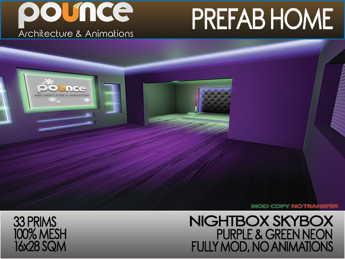 POUNCE - Nightbox - Purple & Green