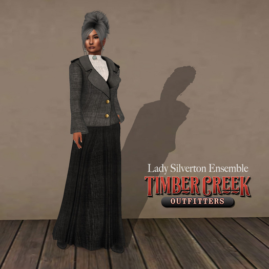 [Timber Creek] Lady Silverton Ensemble-Gray