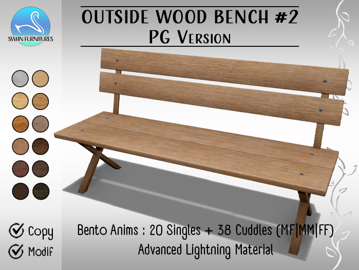[SF] Outside Wood Bench #2 (PG)