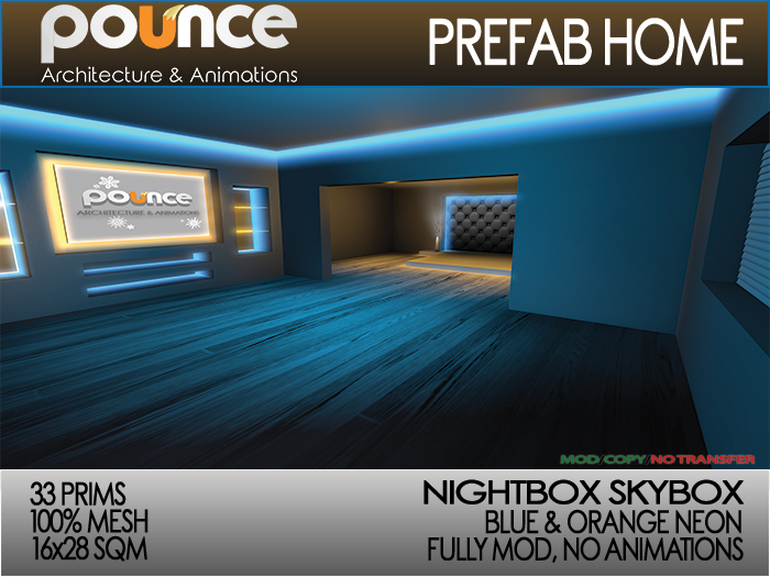 POUNCE - Nightbox - Blue & Orange
