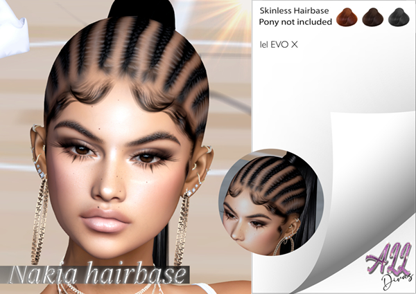 [All Divas] Nakia hairbase EVOX