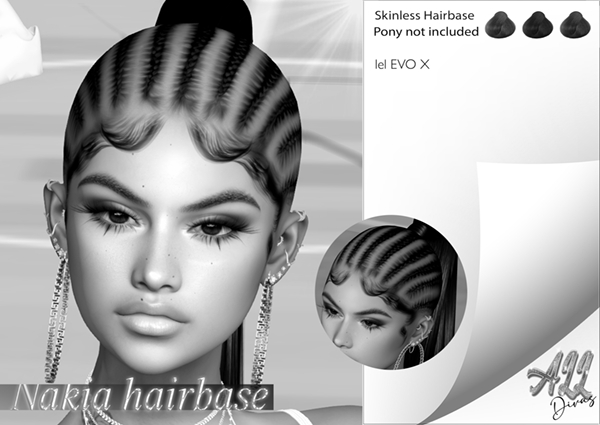 [All Divas] Nakia hairbase EVOX DEMO