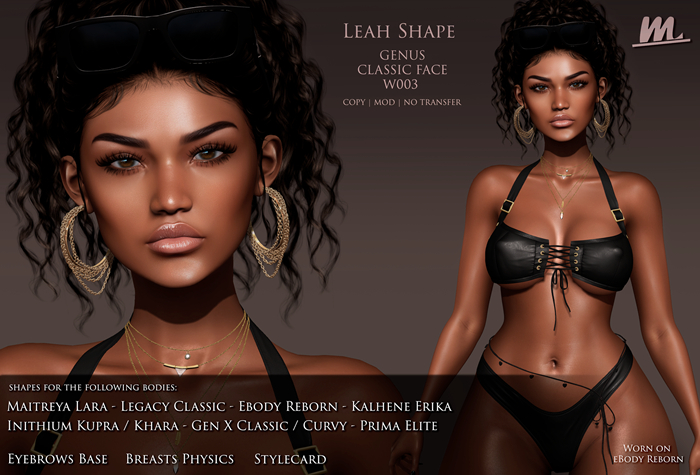 ::Midori's Store:: Leah Shape 4K (Genus Classic W003 v2.1)