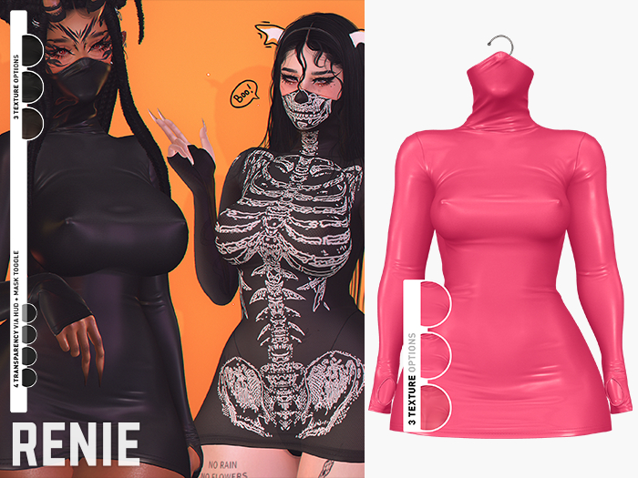 RENIE : RANA DRESS - HOT PINK