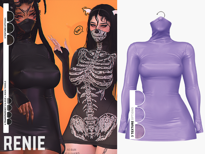 RENIE : RANA DRESS - PURPLE