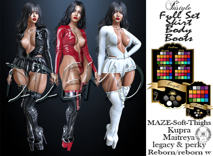 InStyle .::SEt Blanche::.HUD FatPack  color DEMO