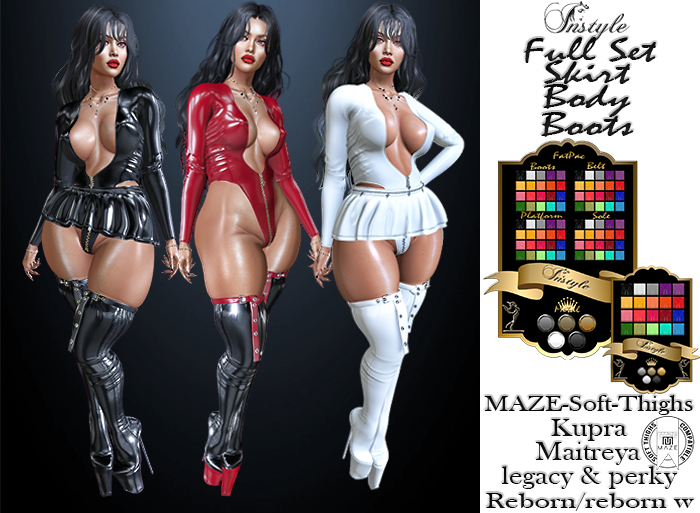 InStyle .::SEt Blanche::.HUD FatPack  color