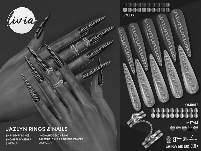 LIVIA Jazlyn Rings & Nails DEMO