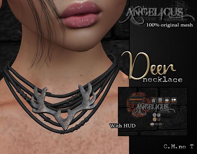 :ANGELICUS: Deer necklace 