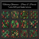 *Wallflowers* Holiday Glamour - Pines & Pearls
